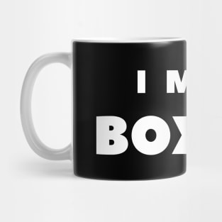 I MISS BOXING Mug